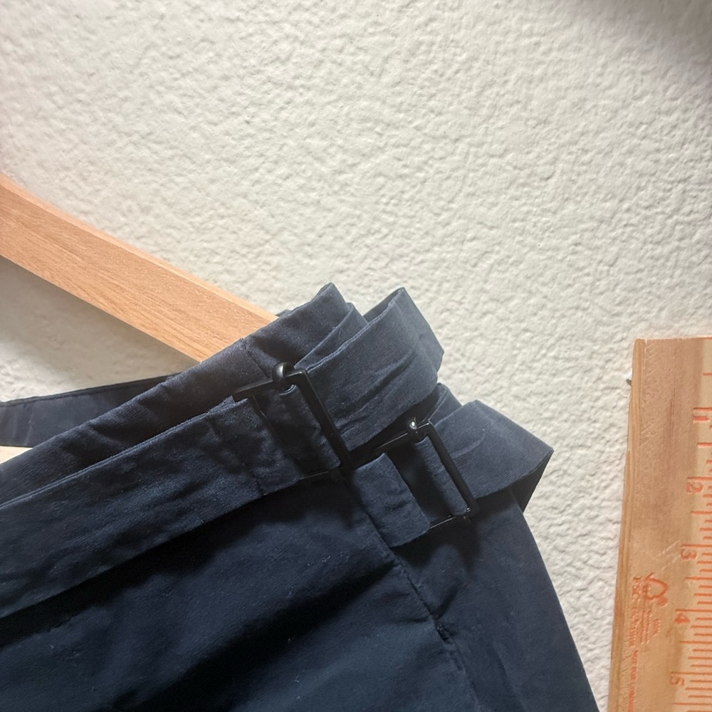 Helmut Lang Tech Fabric Shorts Navy Size 32 Modern Minimal - Picture 8 of 13